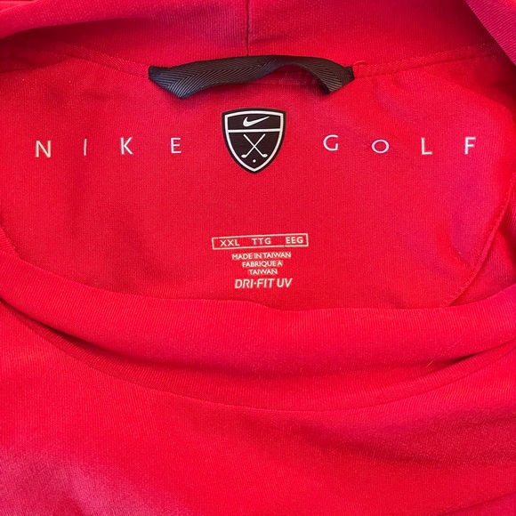 Short sleeve Nike Golf Size XXL Dri-Fit UV Mock Embroidered Georgia Logo Shirt - Picture 4 of 4